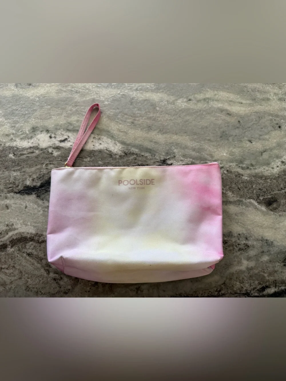 Poolside Pink Tie-Dye Cosmetic Wristlet